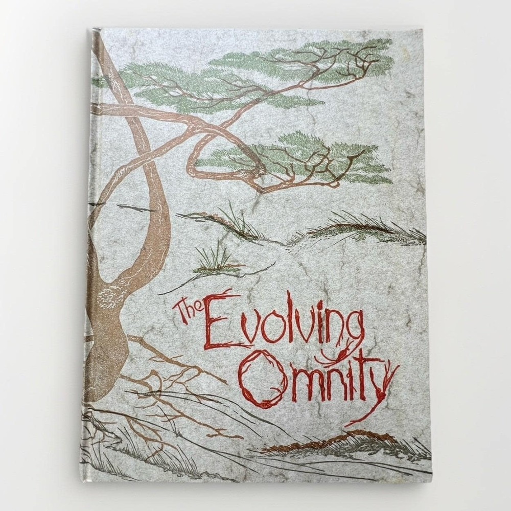 RARE Nature‎ Art Book Gwen Frostic The Evolving Omnity 1981 1st Edition Linocut